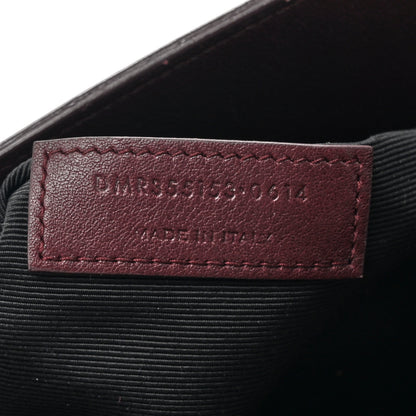 Saint Laurent Calfskin Small Sac De Jour Bordeaux 9 of 19