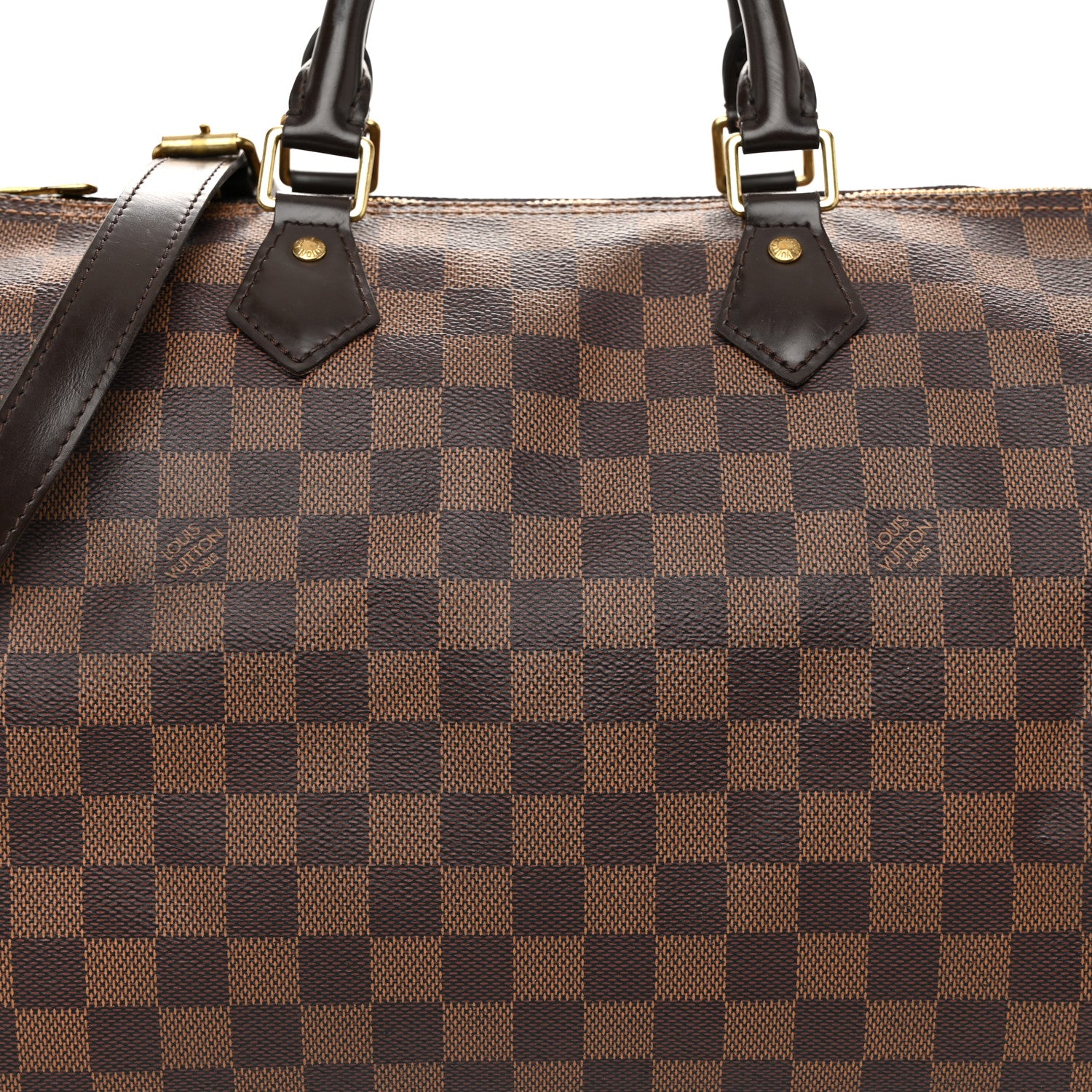 Louis Vuitton Damier Ebene Speedy Bandouliere 35 8 of 10