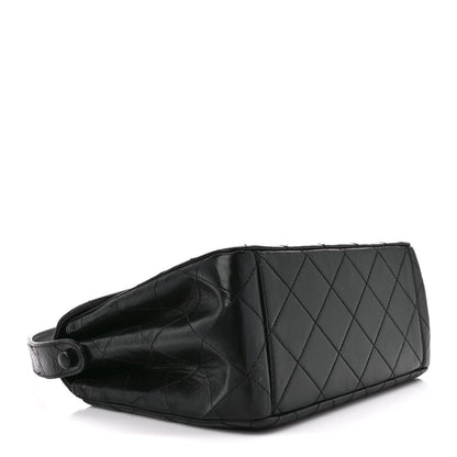 Chanel Lambskin Quilted CC Flap Shoulder Bag Black 4 of 11