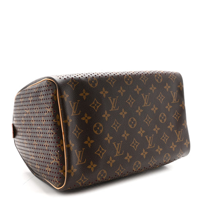 Louis Vuitton Monogram Perforated Speedy 30 Fuchsia 4 of 9