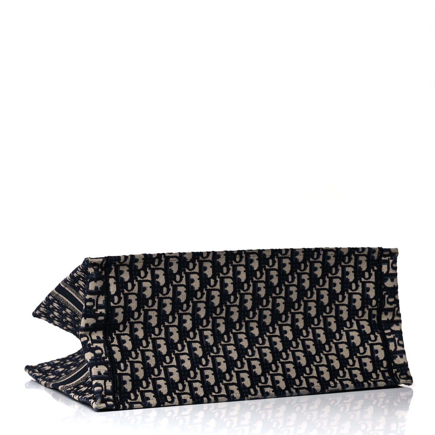 Oblique Book Tote Blue Multicolor