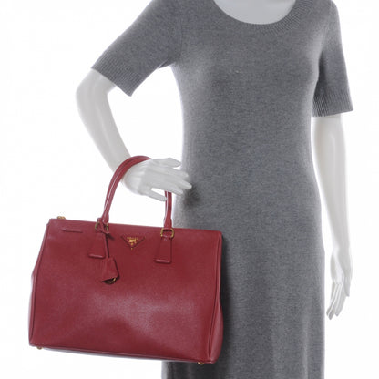 Prada Saffiano Lux Tote Fuoco 2 of 9