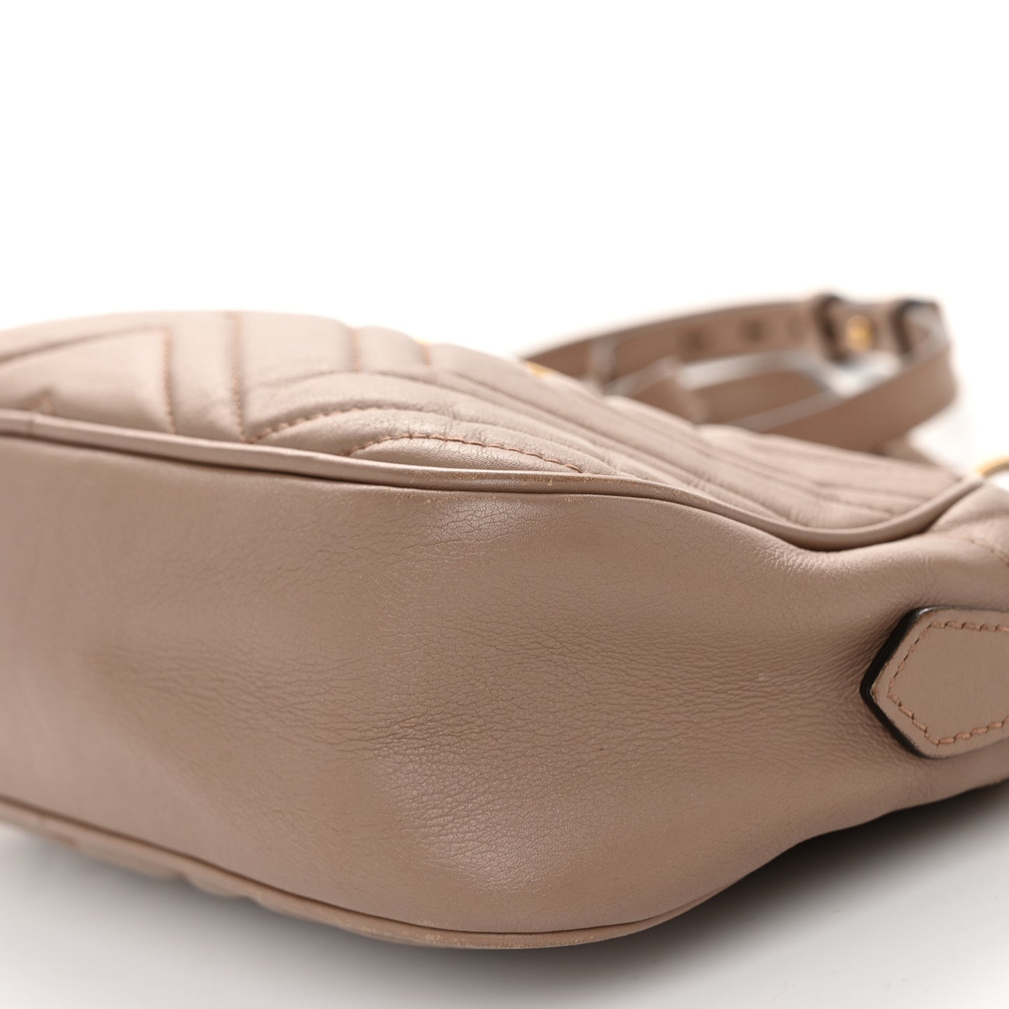 Calfskin Matelasse Small GG Marmont Chain Shoulder Bag Porcelain Rose