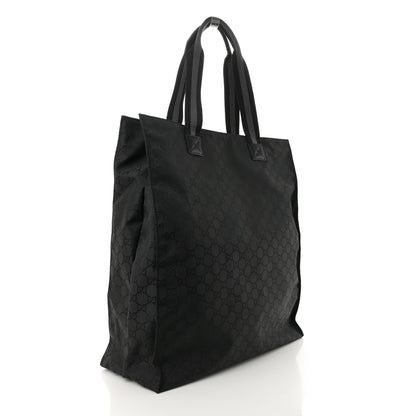 Gucci Nylon Monogram Vertical Tote Black 3 of 11