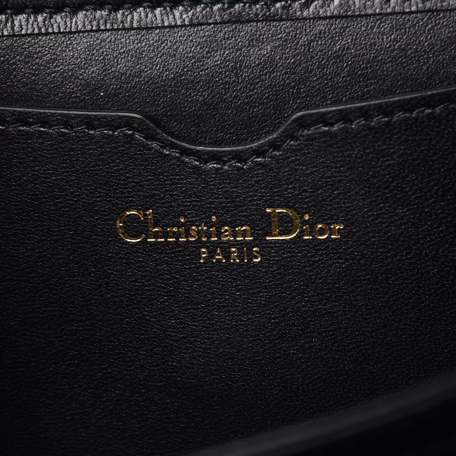 Christian Dior Lambskin Embroidered Le Diable Tarot Pouch Clutch Black 6 of 10
