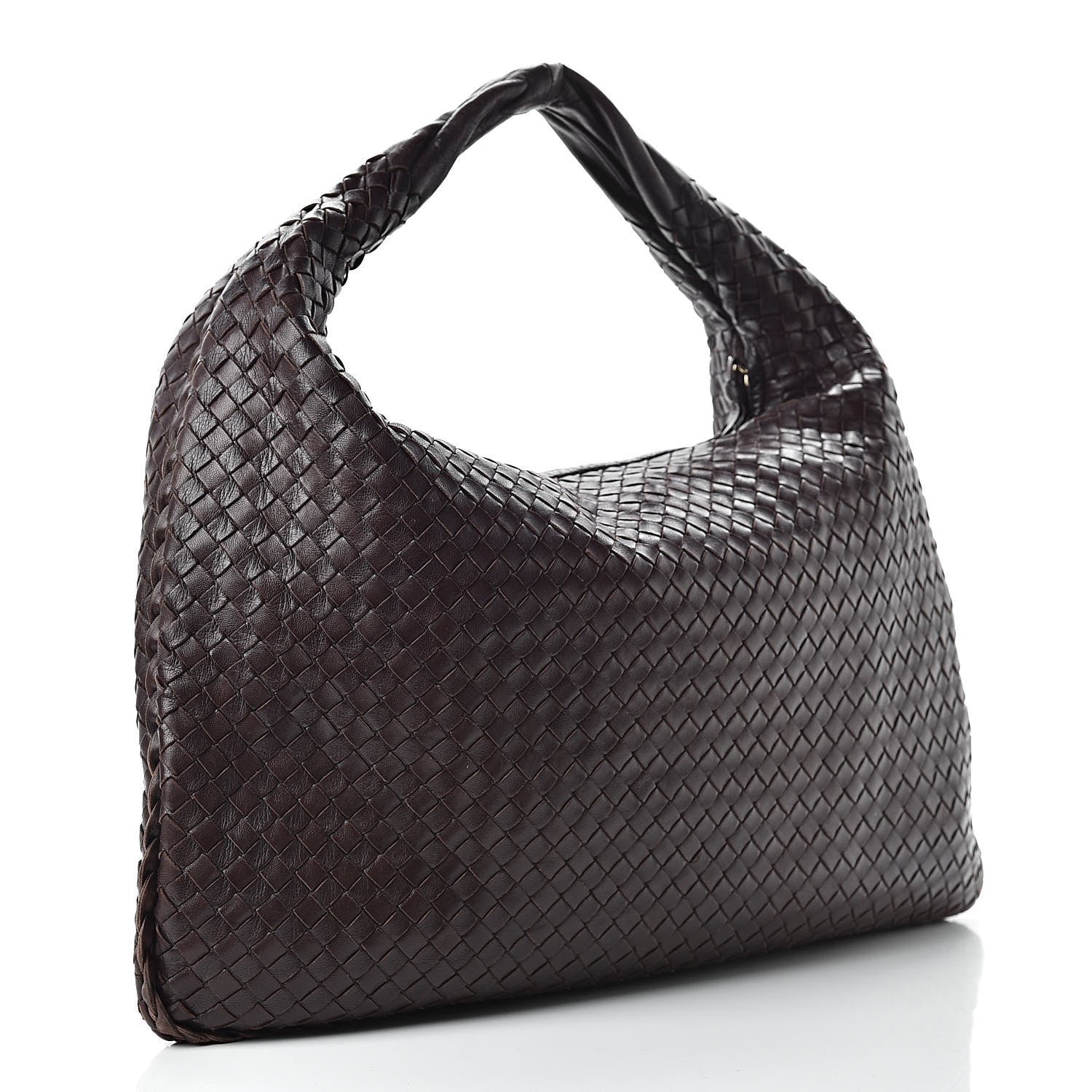 Bottega Veneta Nappa Intrecciato Large Veneta Hobo Ebano 3 of 11
