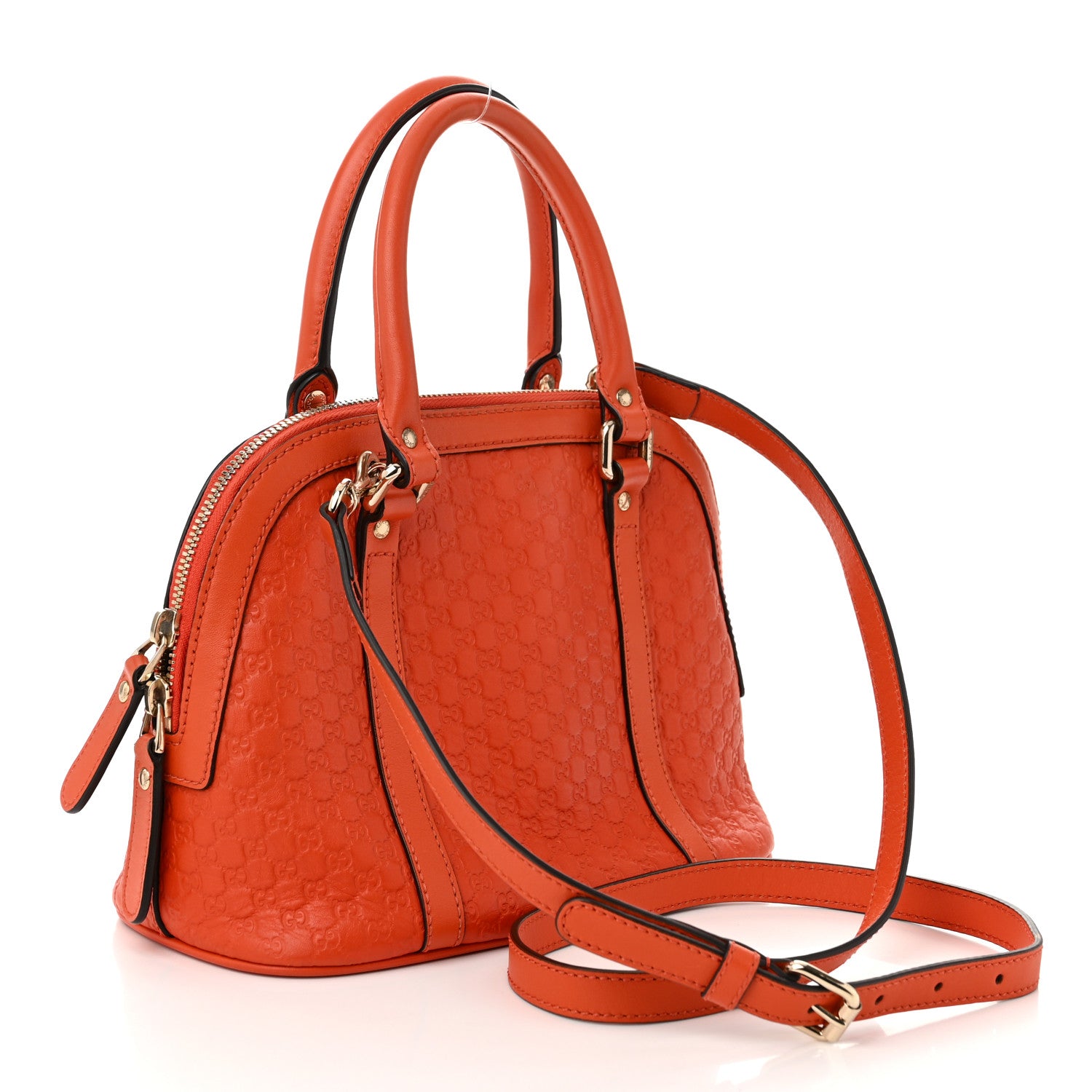 Gucci Microguccissima Mini Dome Bag Sun Orange 3 of 10