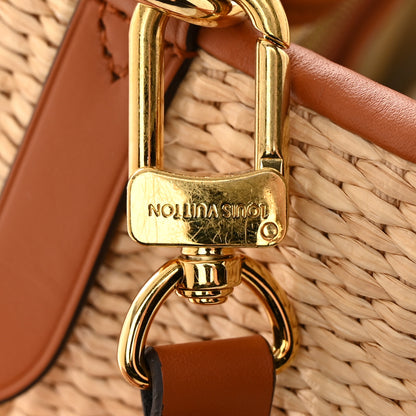 Louis Vuitton Raffia Calfskin Monogram Neonoe MM Tan 11 of 11