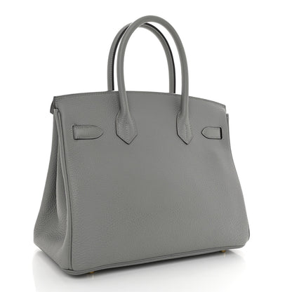 Hermes Togo Birkin 30 Gris Mouette 3 of 13