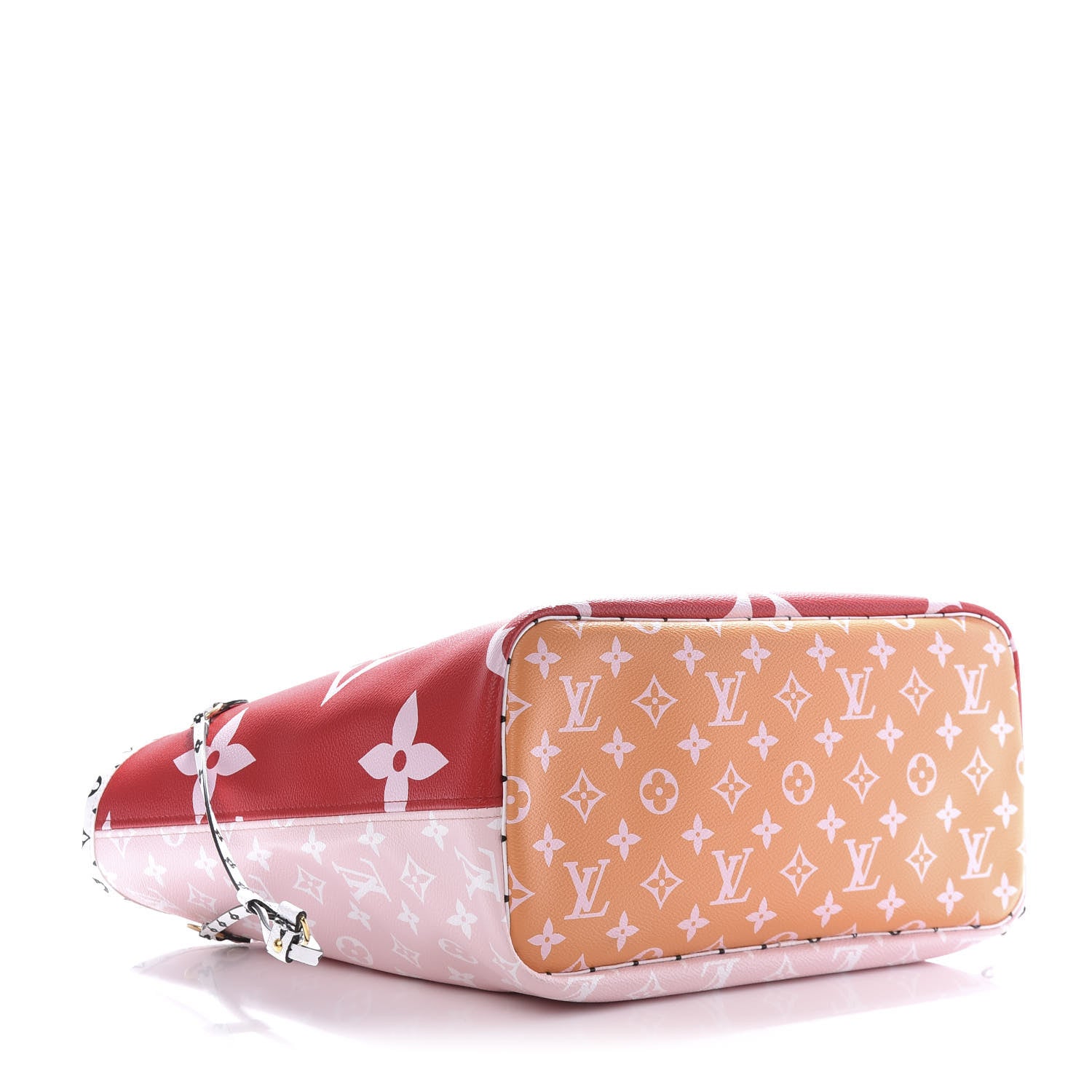 Louis Vuitton Monogram Giant Neverfull MM Rouge 4 of 11
