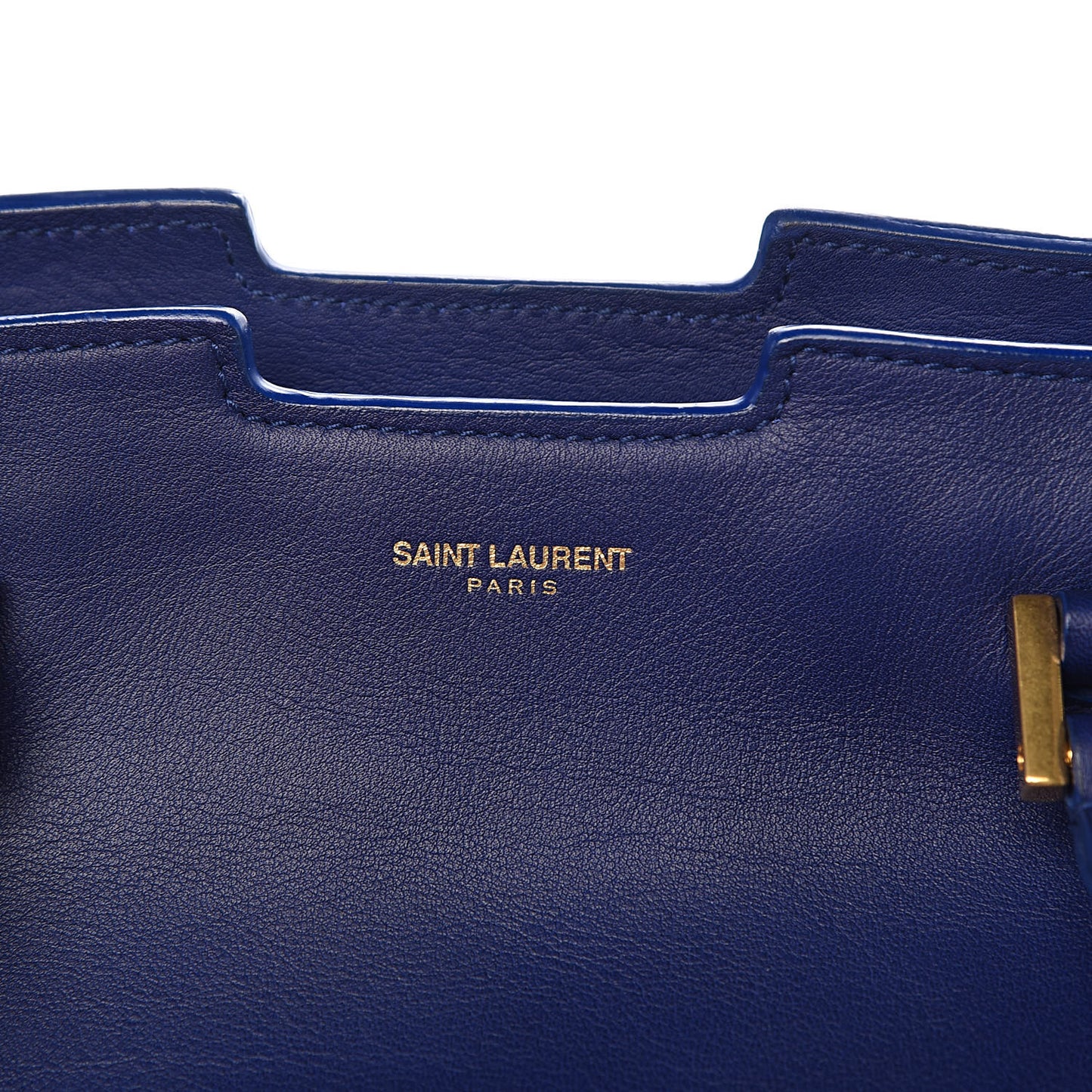 Calfskin Medium Classic Y Cabas Navy