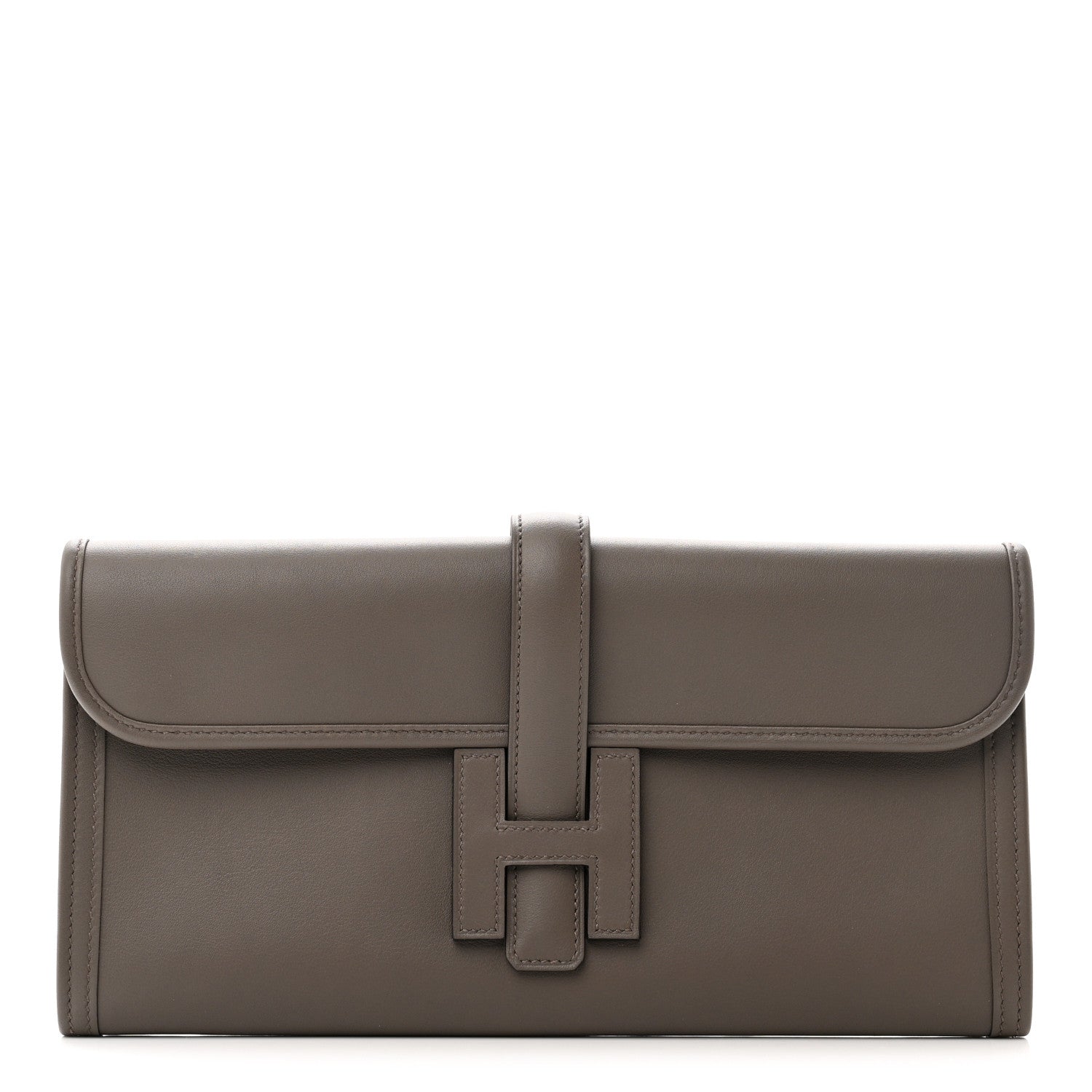 Hermes Swift Jige Elan 29 Clutch Etain 1 of 10