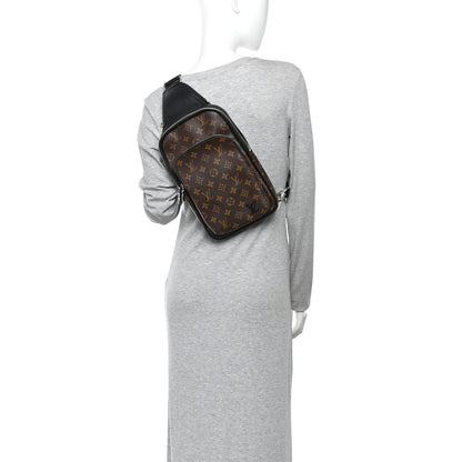Louis Vuitton Monogram Macassar Avenue Sling Bag NM 2 of 9