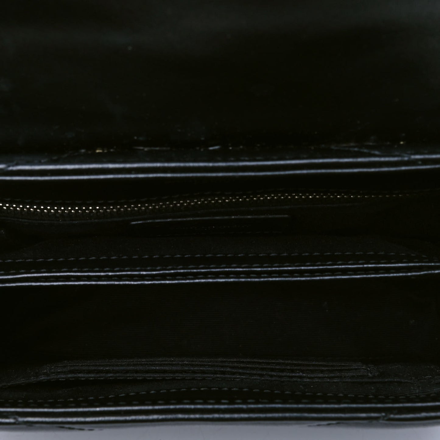 Calfskin Y Quilted Monogram Toy Loulou Crossbody Bag Black
