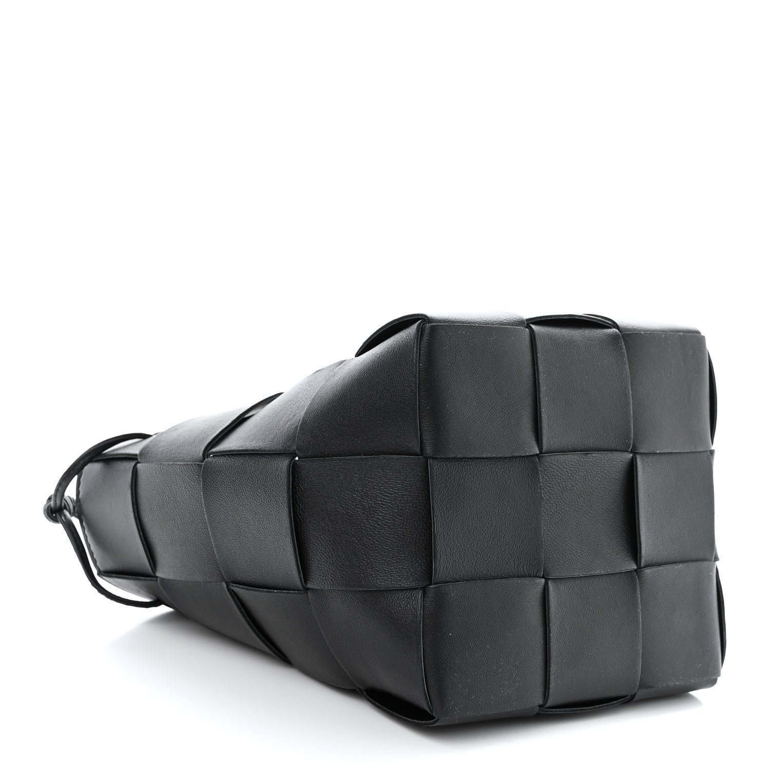 Bottega Veneta Nappa Maxi Intrecciato Small Cassette Bucket Bag Black 4 of 9