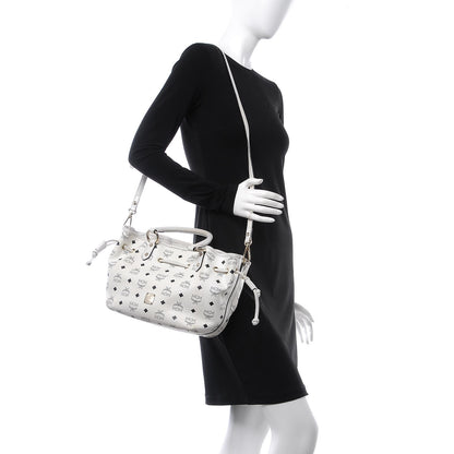 MCM Visetos Drawstring Bag White 2 of 21