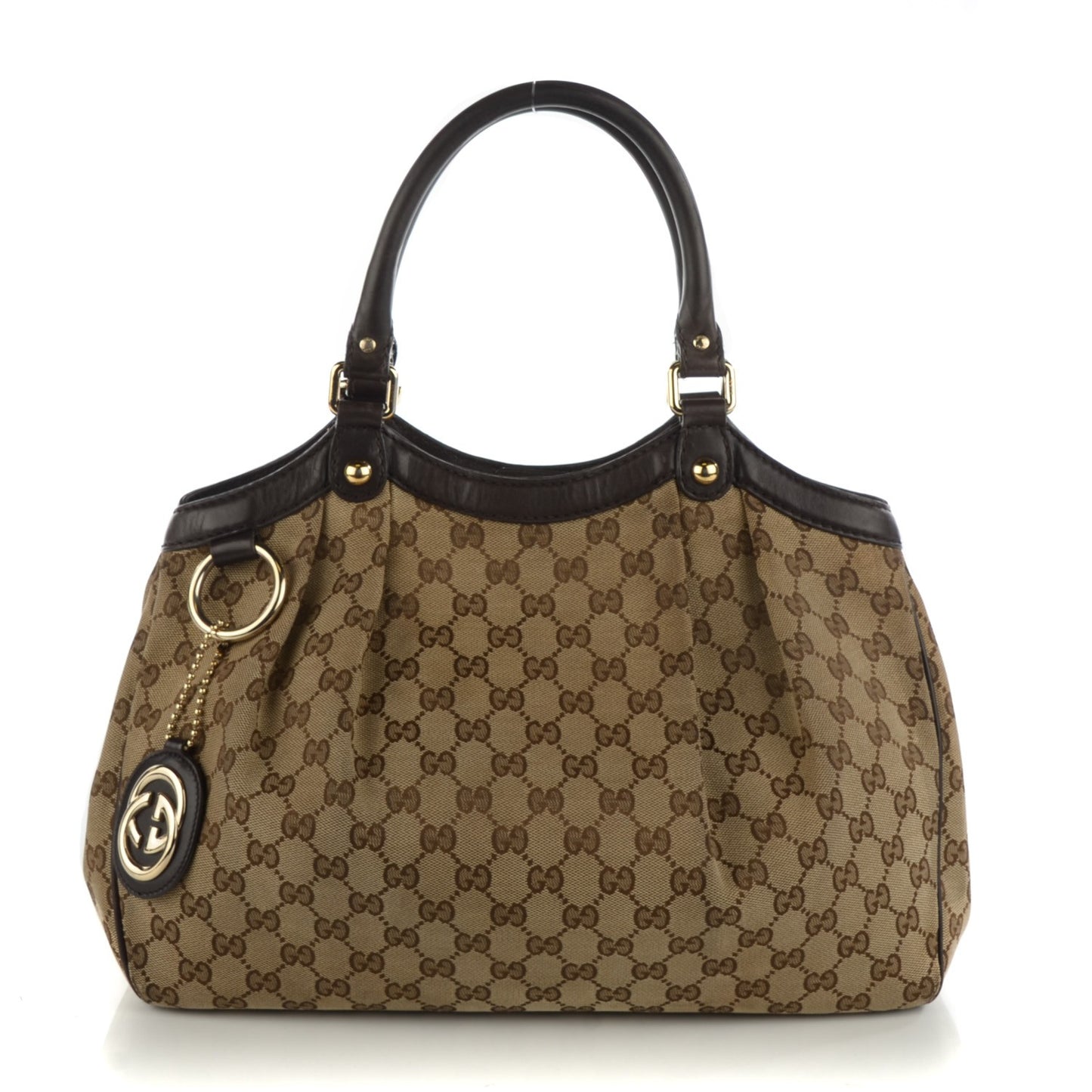 Monogram Medium Sukey Tote Dark Brown