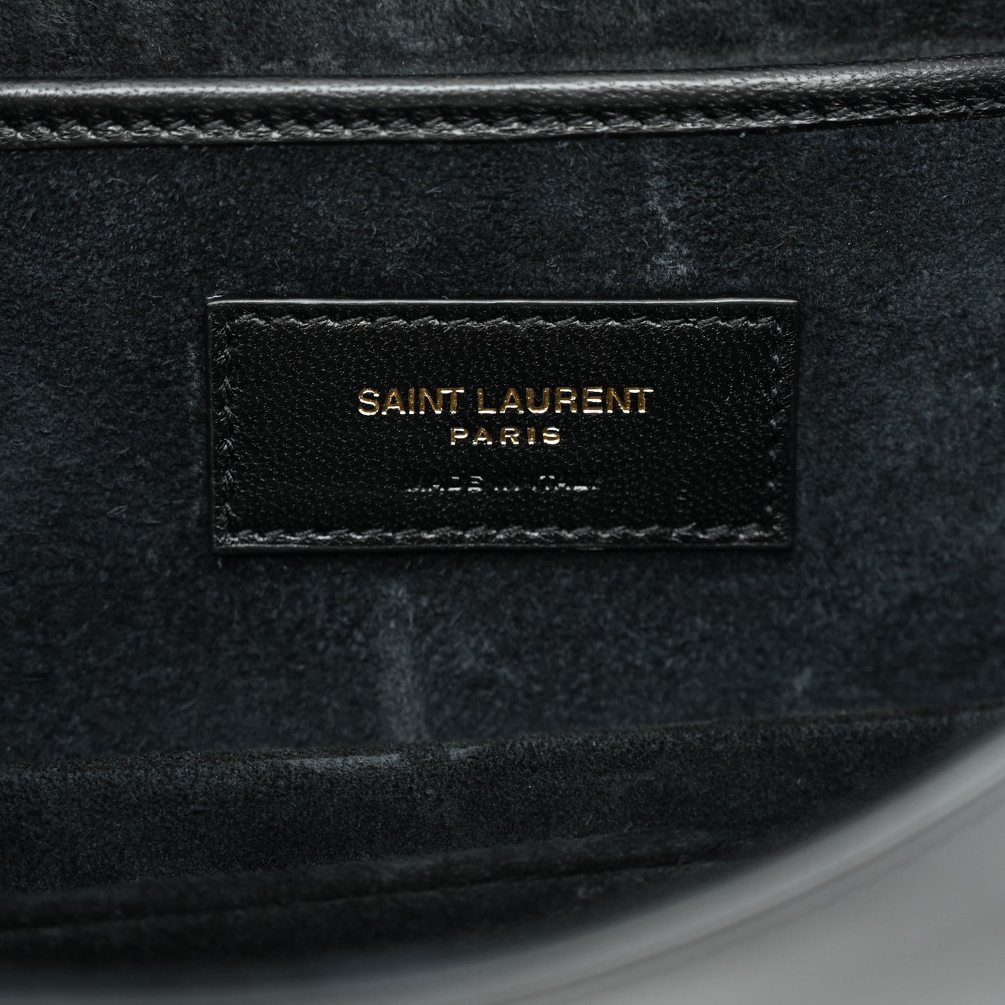 Smooth Calfskin Small Charlie Shoulder Bag Black