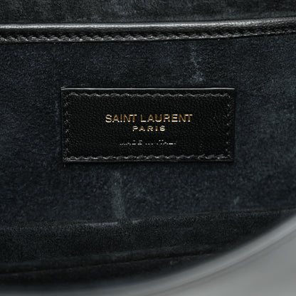 Saint Laurent Smooth Calfskin Small Charlie Shoulder Bag Black 6 of 11
