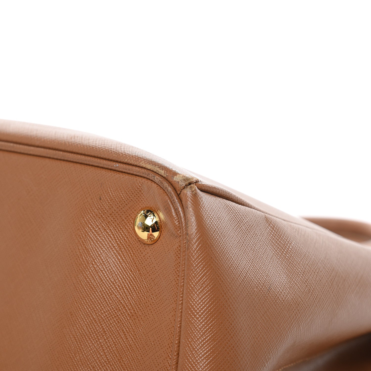 Prada Saffiano Medium Galleria Double Zip Tote Caramel 13 of 27