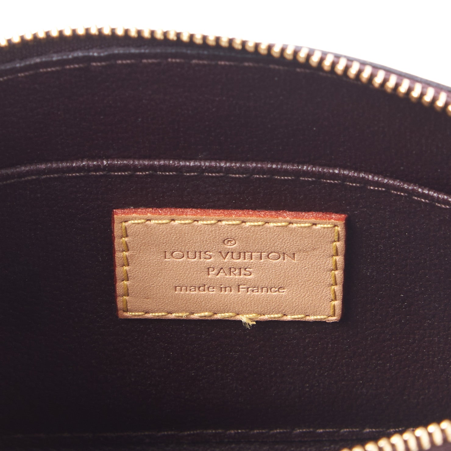 Louis Vuitton Vernis Cosmetic Pouch Amarante 7 of 7