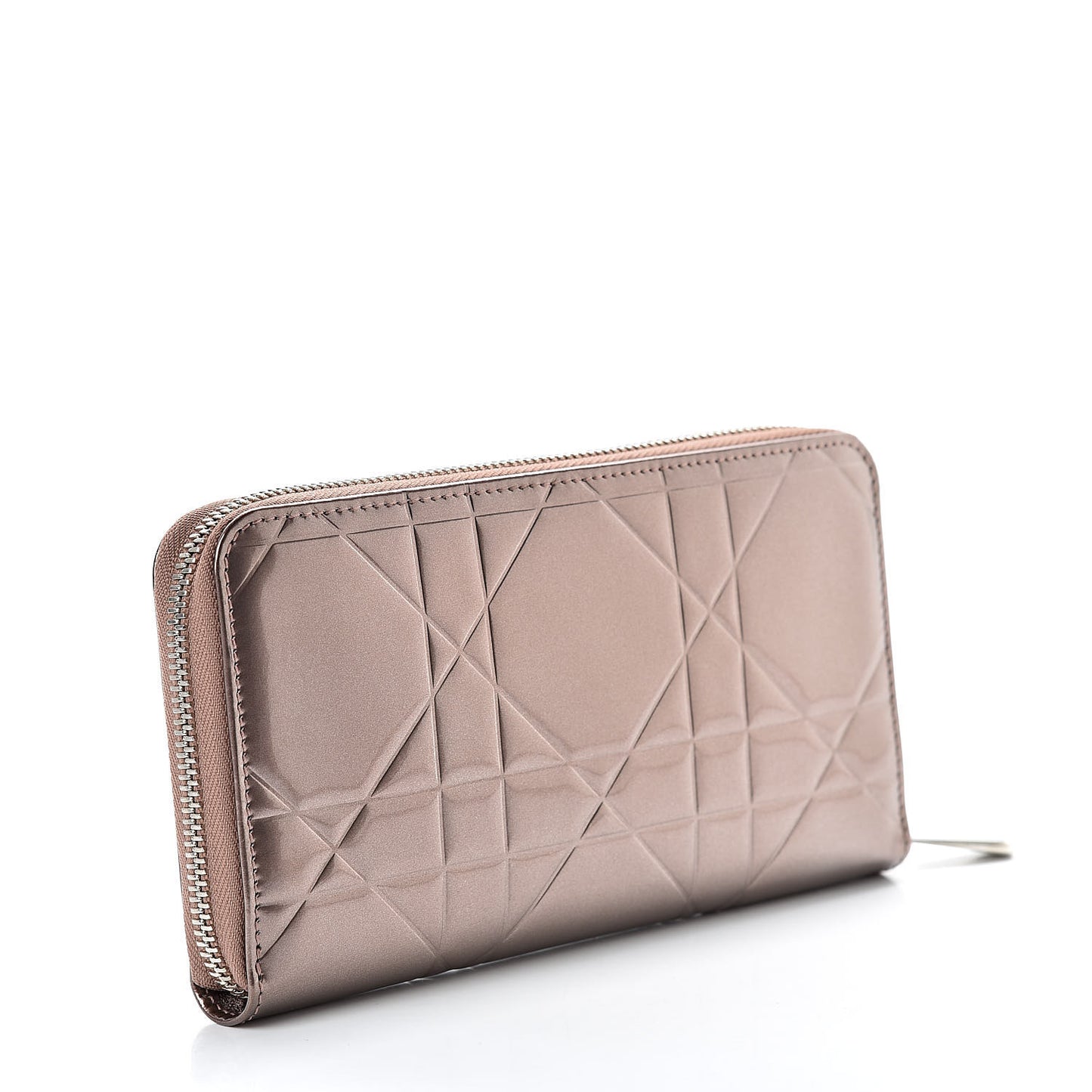 Patent Cannage Zip Around Wallet