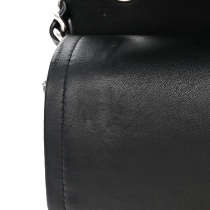 Chanel Striated Patent Quilted Jumbo Double Flap Black 11 of 17