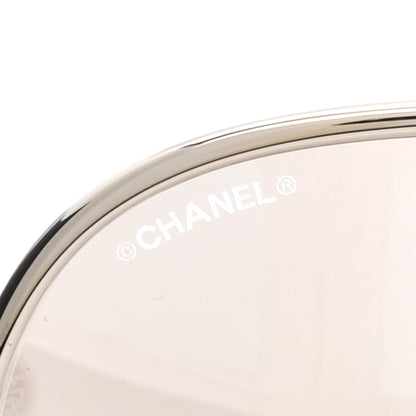 Chanel Mirrored Pilot Sunglasses 71790 Silver 7 of 8