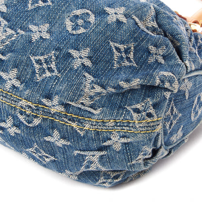 Louis Vuitton Monogram Denim Pleaty Blue 5 of 8