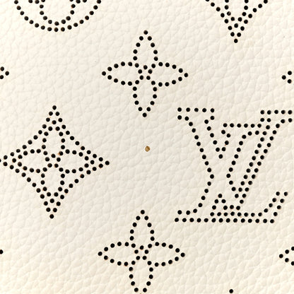 Louis Vuitton Mahina Carmel Hobo Snow 11 of 12