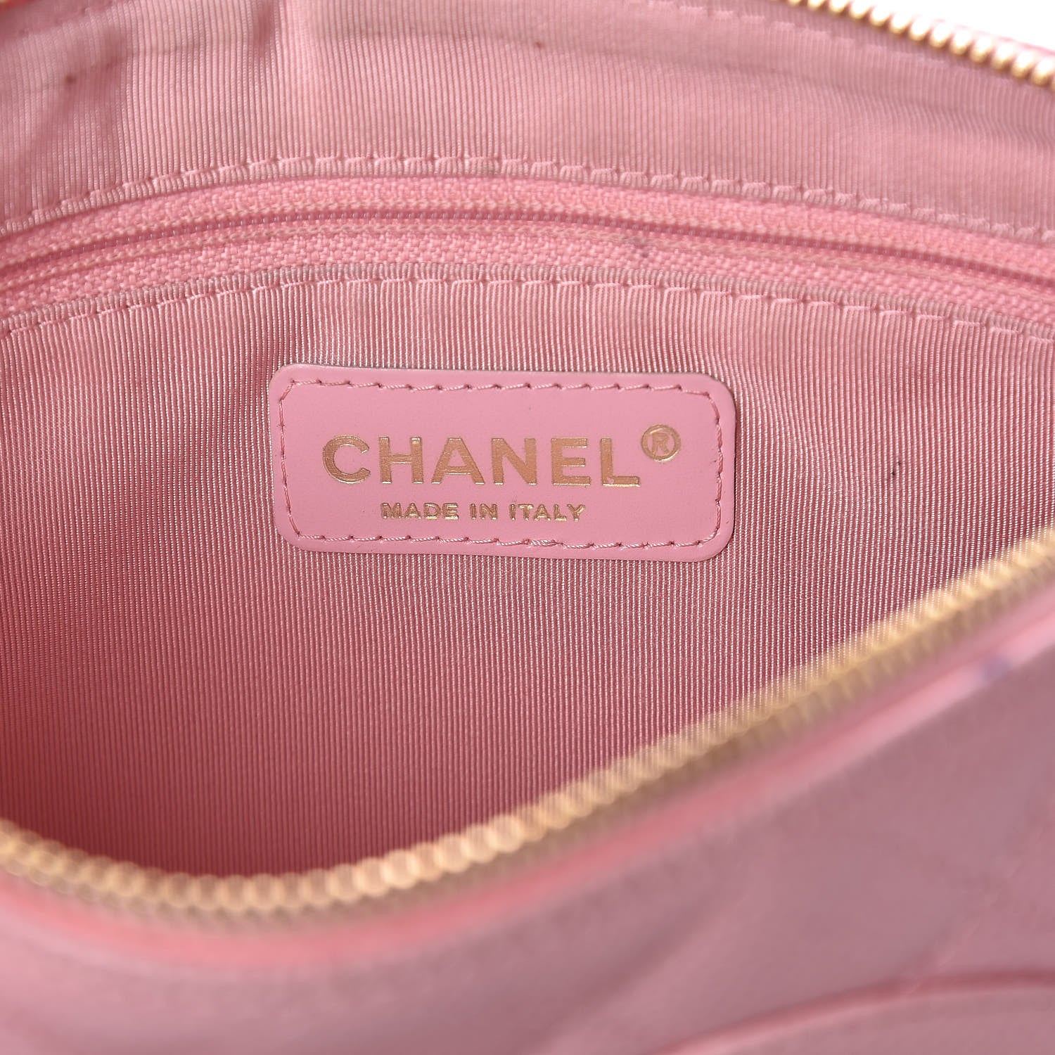 Chanel Caviar Quilted Pochette Pink 6 of 12