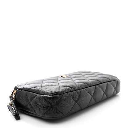 Chanel Caviar Quilted Small Clutch With Chain Black 4 of 12