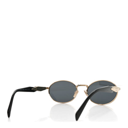 Prada Metal Logo Sunglasses SPR 65ZS Gold 4 of 7