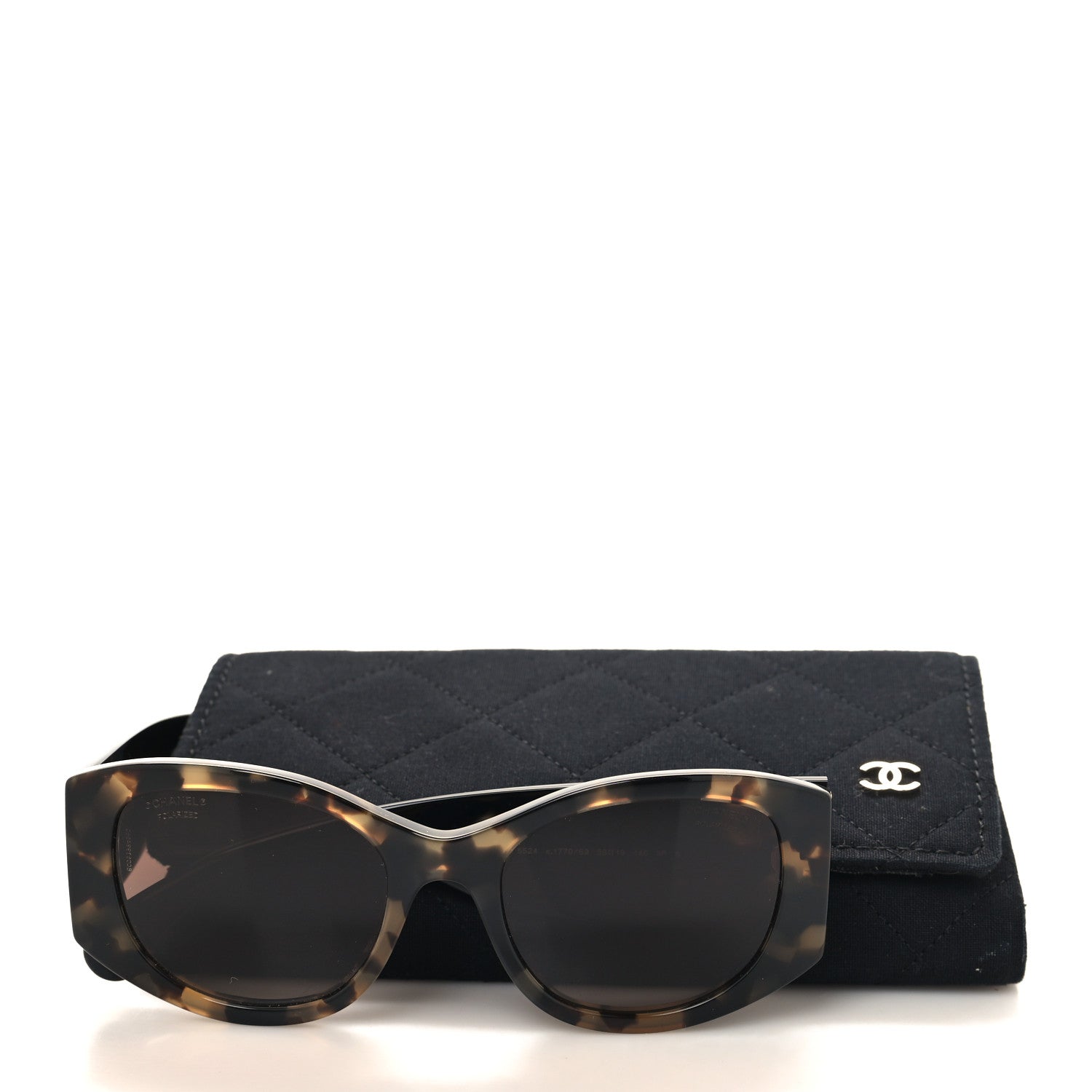 Chanel Acetate Oval Sunglasses 5524 Tortoise 8 of 8