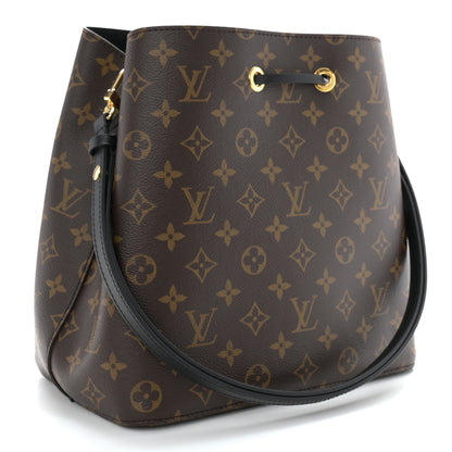 Louis Vuitton Monogram Neonoe MM Black 3 of 9