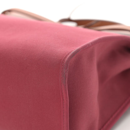 Hermes Vache Hunter Toile Herbag Zip 31 PM Rubis 10 of 18