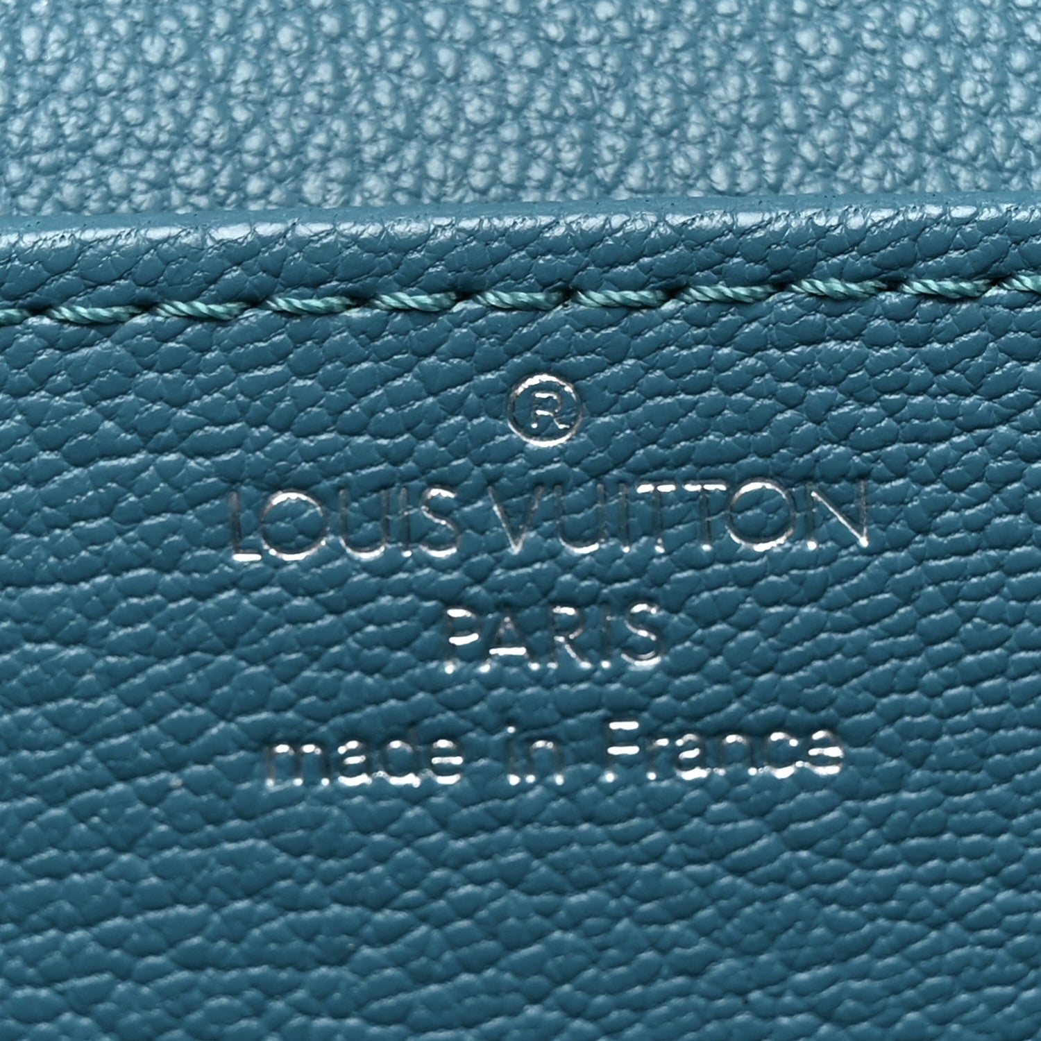 Louis Vuitton Shiny Alligator Vivienne NM Turquoise 6 of 10