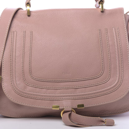 Chloe Calfskin Medium Marcie Top Handle Bag Anemone Pink 11 of 11