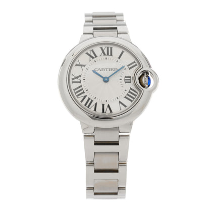 Cartier Stainless Steel 33mm Ballon Bleu De Cartier Quartz Watch 1 of 5