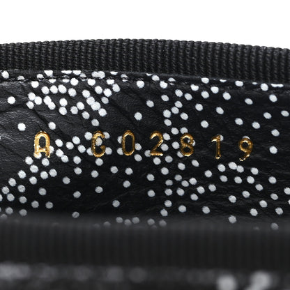 Chanel Calfskin Camellia Printed Cap Toe Ballerina Flats 36.5 Black White 9 of 10