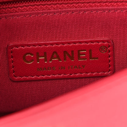 Chanel Sheepskin Quilted Small Vintage Mademoiselle Flap Pink Dark Pink 6 of 11
