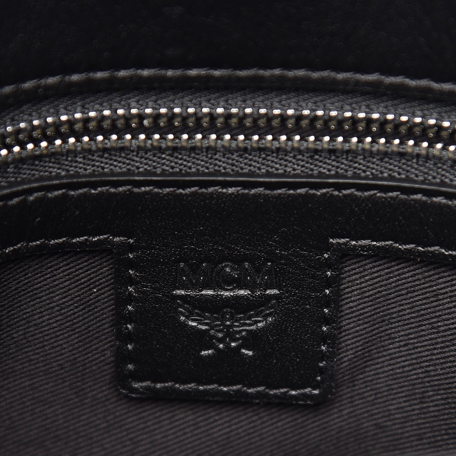 MCM Visetos Large Essential Tote Black 7 of 9