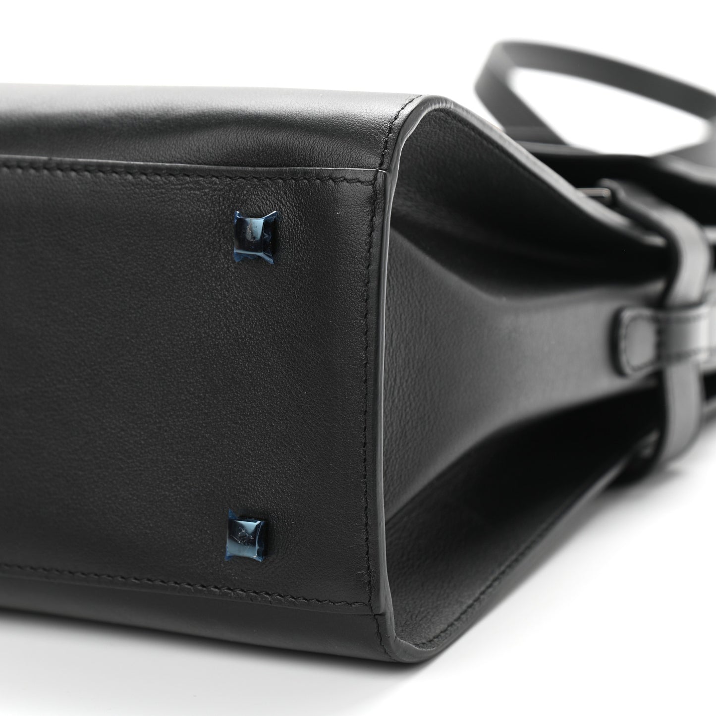 Smooth Calfskin GM Tempete Satchel Black