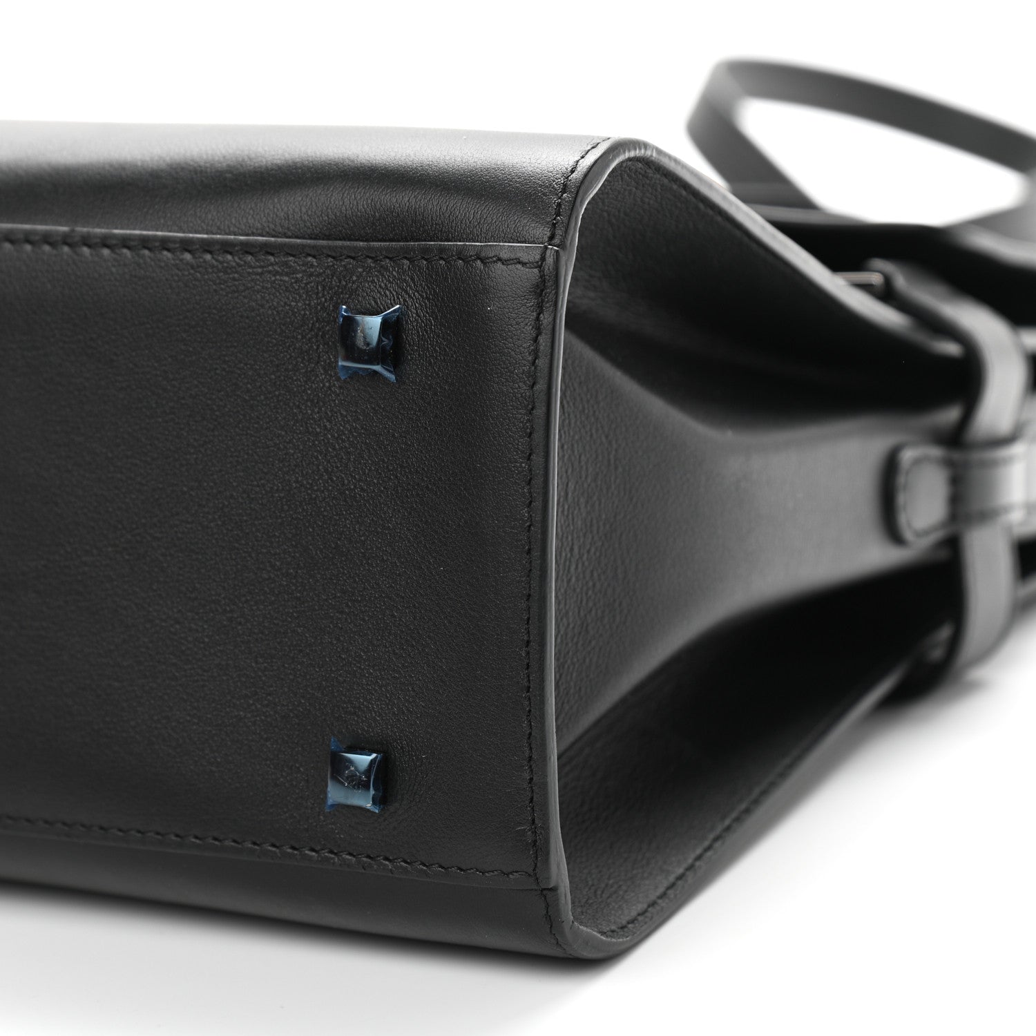 Delvaux Smooth Calfskin GM Tempete Satchel Black 10 of 12