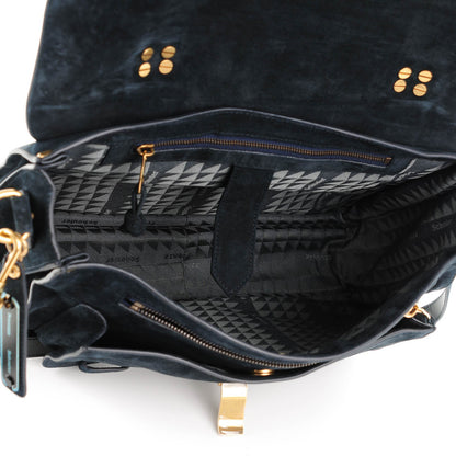 Proenza Schouler Suede Medium PS1 Satchel Navy 5 of 8