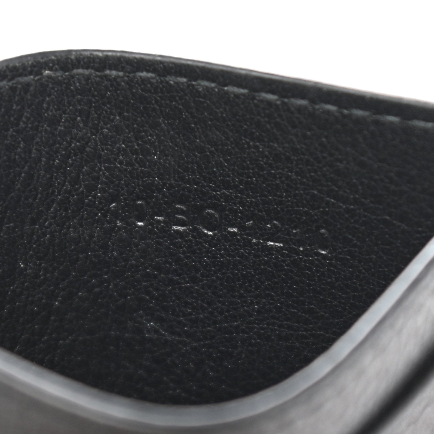Christian Dior Grained Calfskin Embroidered Floral Lady Dior Card Holder Black 7 of 8