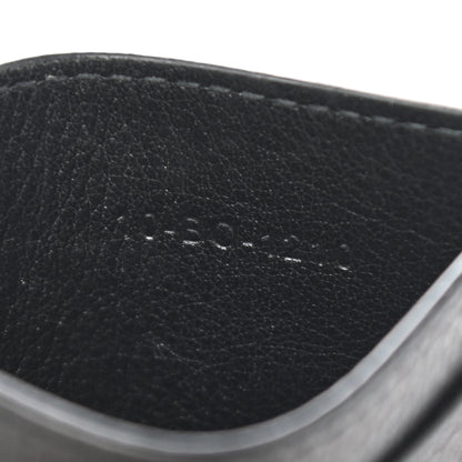 Christian Dior Grained Calfskin Embroidered Floral Lady Dior Card Holder Black 7 of 8