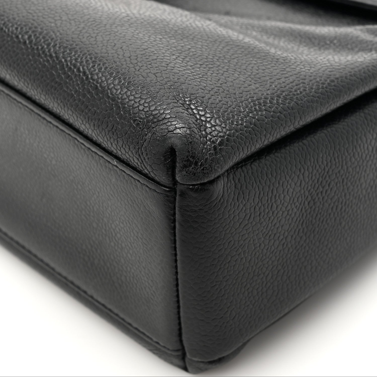 Chanel Caviar CC Shoulder Bag Black 10 of 13