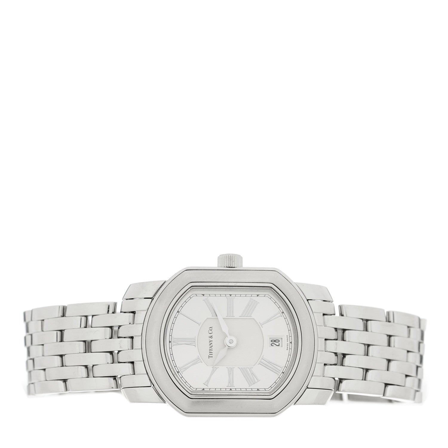 Tiffany Stainless Steel 24mm Mark Coupe Resonator Quartz Watch 2 of 5