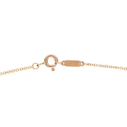 Tiffany 18K Yellow Gold Diamond Mini Bow Pave Pendant Necklace 6 of 7